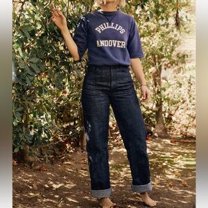 Imogene + Willie Catherine Indigo Rigid Nep Jean in size 26